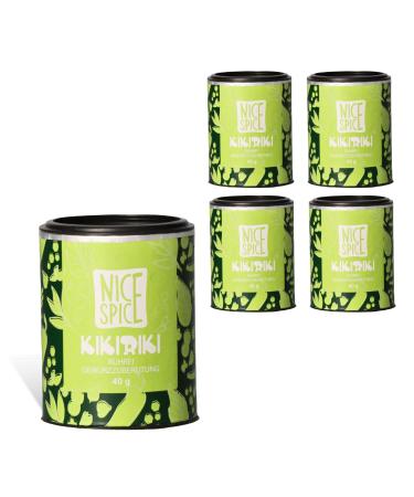 NICE SPICE 5 Boxes (5 x 40g) Spice Mix for Scrambled Eggs, Omelettes, Eggs Benedict, Gift for Home Cooks, Spice Reserve for Cooking