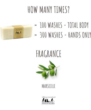 Pure handcrafted 100% natural soap - for face hands body and hair - emollient and for sensitive hair - Marseille olive oil - Buy Online on GoSupps.com