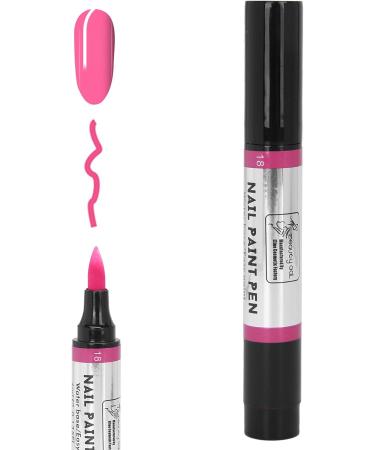 Nail Art Polish Pen Non toxic Nail Polish Pen for Nail Salons for Manicurist(18) - Buy Online on GoSupps.com