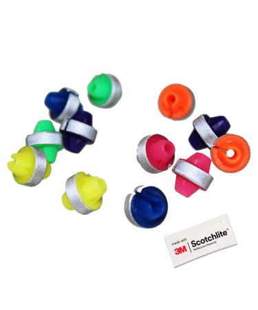 Salzmann 3M Spoke Beads | Reflective and Colorful | Made with 3M Scotchlite | Pack of 36