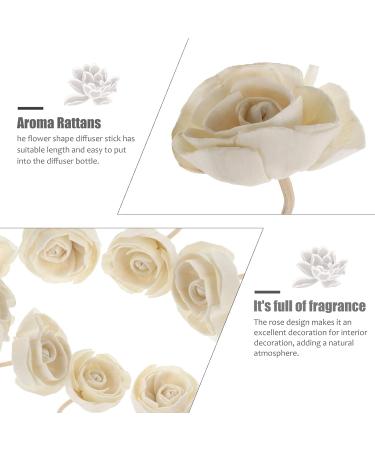 8Pcs Wood Rose Rattan Essential Oil Diffuser Sticks - Perfect Home Fragrance Aromatherapy for International Shipping - Buy Online on GoSupps.com