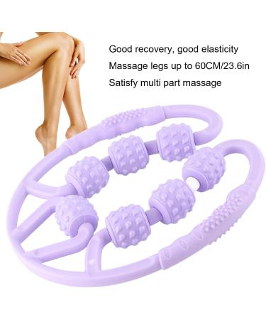 U-Shape Trigger Point Massage Roller - 7-Wheel Muscle Relief for Calves Legs & Arms | International Shipping Available - Buy Online on GoSupps.com