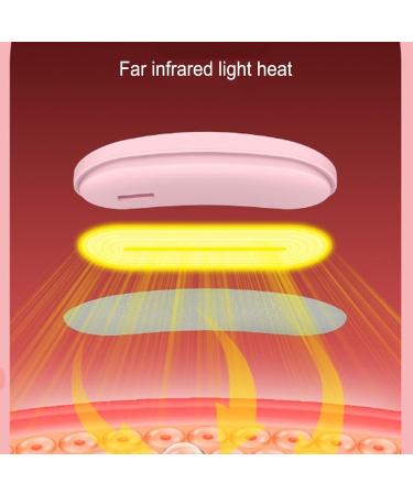 Portable Wireless Heating Pillow for Menstrual Relief - 3-Speed Heat & 4 Massage Modes | Perfect for Back & Abdominal Pain Relief - Buy Online on GoSupps.com