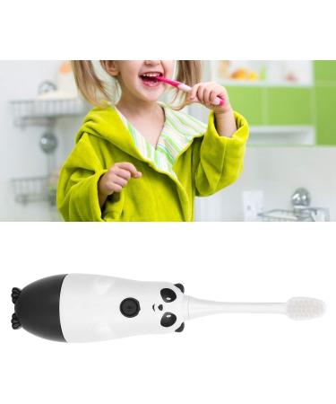 Buy Cute Panda Electric Toothbrush for Kids Ages 2-12 Soft Hair Curved Design & Gentle Tooth Cleaning - Buy Online on GoSupps.com