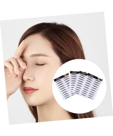 Beavorty 4pcs Eyebrow Stickers Waterproof Stickers Peel off Brow Water Transfer Eyebrow Sticker 4d Hair Tool - Buy Online on GoSupps.com