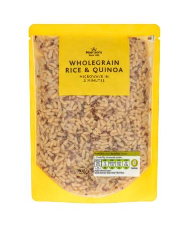 Morrisons Wholegrain Rice and Quinoa 220g