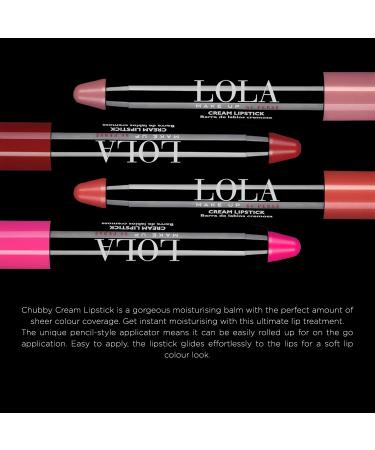 LOLA MAKE UP BY PERSE Chubby Cream Lipstick - 003 Pomegranate | International Shipping Available - Buy Online on GoSupps.com
