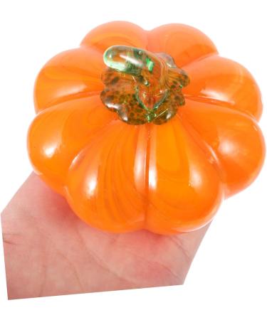 Amosfun Hand Blown Glass Pumpkin Fall Decoration Fake Pumpkin Mini - Buy Online on GoSupps.com