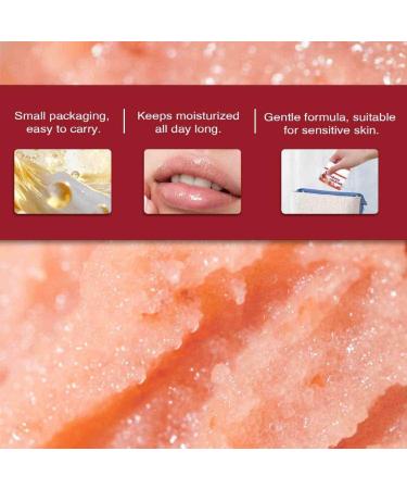 2PCS Lips Scrub Fruit Flavor Watermelon Vanilla Lip Scrub Moisturizing Nourishing Exfoliating Dead Skin - Buy Online on GoSupps.com