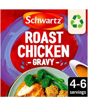Gravy Mix Bundle Containing Schwartz Roast Beef Gravy 2pk 27g & Schwartz Roast Chicken Gravy 2pk 26g (4 Pack) - Buy Online on GoSupps.com