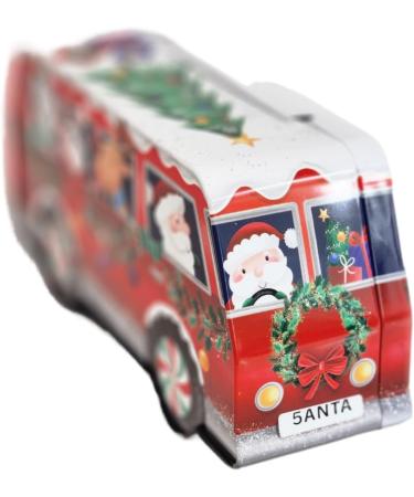 Scrumptious Scottish Shortbread in Festive Shapes: Telephone Booth & Santa Bus (Santa Bus) - Buy Online on GoSupps.com