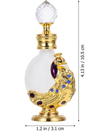FRCOLOR 1Pc peacock essential oil bottle perfume dropper bottle crystal perfume bottle womens perfume dispenser container retro perfume bottle perfumes for women glass bottle liquid Miss - Buy Online on GoSupps.com