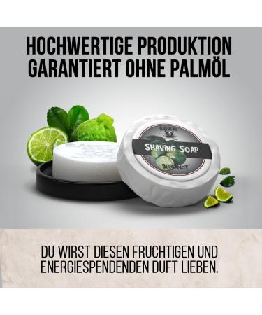 Barbear Shaving Soap de Luxe 100g - Vegan Cream Alternative | Handmade & Power Formula for Dense Foam (Bergamot) | International Shipping Available - Buy Online on GoSupps.com