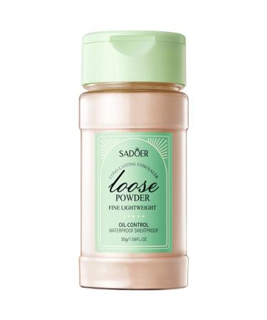 SADOER Poudre Libre Matifiante Contr le S bum 12 h Floutage Pores Invisible Fini Mat HD Am lior Teinte Ivoire 30 g