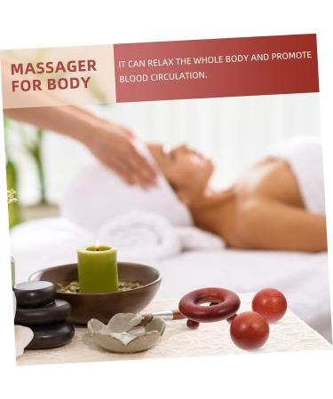 FOMIYES 16-Piece Portable Muscle Massage Tool Set - Deep Tissue Relief with Fragrant Wood Scroll Wheel - Ideal Fitness Massage Supply for International Shipping - Buy Online on GoSupps.com