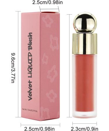 Matte Liquid Blushes Liquid Blush Lightweight Breathable Cream Cheek Blush Long Lasting Smudgeproof Natural Look Lip Gloss & Face Makeup Style A - Buy Online on GoSupps.com