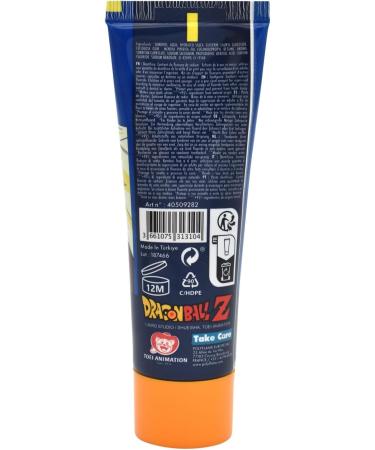 Children's Toothpaste - Cute Mint Flavor 50ml | Dragon Ball Z Whitening Formula | Fresh Breath & Healthy Teeth - Buy Online on GoSupps.com