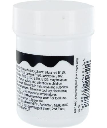 Colour Splash Additions Chocolate Colour | Black Cocoa Butter For Cake Decorations Truffles Chocolates | Chocolate Paint - 30g - Buy Online on GoSupps.com