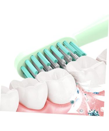 ULTECHNOVO Waterproof Electric Toothbrush Head for Adults - On-The-Go Travel Brush - Green - 1 Piece - Buy Online on GoSupps.com
