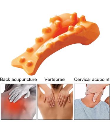 Kaarr Neck Extension & Cervical Traction Device Pain-Relieving Chiropractic Pillow for Neck & Shoulder Relaxation International Shipping Available | Orange - Buy Online on GoSupps.com
