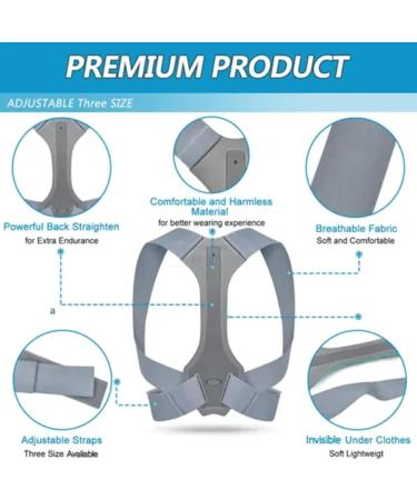 Back Brace for Elastic Instant Support Corrector Back Brace - Stretchy Back Straightener Corrector Back Support Brace for Adults Women Men - Buy Online on GoSupps.com