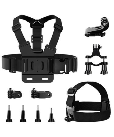 Taimeimao Action camera bracket chest strap Actioncam action cam chest strap adjustable chest strap bracket chest strap bracket action camera accessories kit bracket belt system chest mount compatible