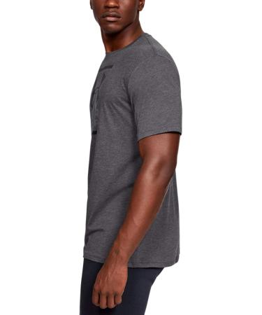 Buy Under Armour Men's UA GL Foundation T-Shirt - Charcoal Medium Heather - XL | International Shipping Available - Buy Online on GoSupps.com