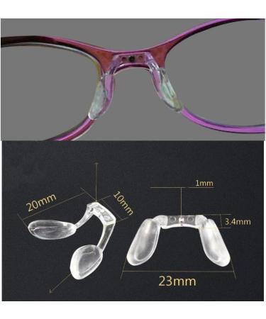 LekLai Soft Silicone Eyeglass Nose Pads - Comfortable Eyeglass Repair Kit for Better Fit & Support - Buy Online on GoSupps.com