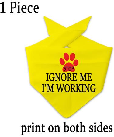 1 Piece Working Dog Bandana - 'Do Not Disturb' Design for Service Dogs | Shop Internationally - Buy Online on GoSupps.com