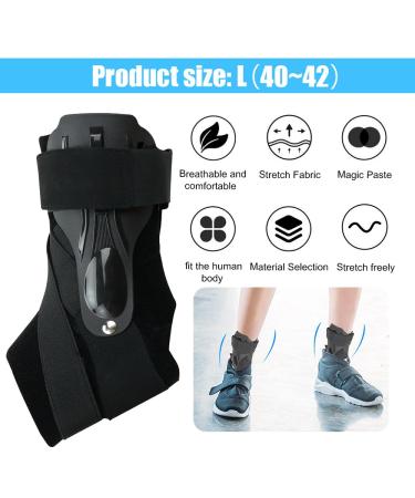 CJBIN Ankle Brace Sprain Sports Ankle Support with PE Panel Adjustable Ankle Bandage for Ankle Sprains - Buy Online on GoSupps.com