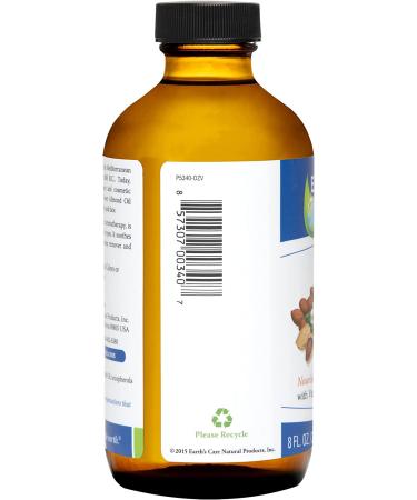 Earth's Care Sweet Almond Oil - Expeller Pressed 8 FL OZ for Skin & Hair Care - Buy Online on GoSupps.com