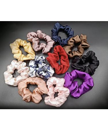 EGURS SOID 100% Silk Hair Tie - Soft Khaki Scrunchy Elastic Ponytail Bands for Ultimate Hair Care - Buy Online on GoSupps.com