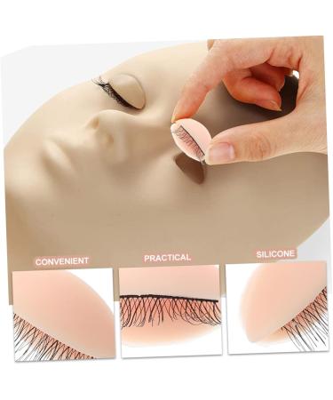 FRCOLOR 4 Pairs Eyelash Eye Shape Removable Eyelid Practice Eyelashes Eyelids Eyelash Replacement Eyelids Eyelash Training Eyelids Practice Eyelids With Eyelashes Silica Gel Extend Make Up 1 - Buy Online on GoSupps.com