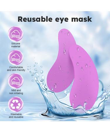 Reusable Under Eye Patches - 4 Pairs Anti-Wrinkle Eye Masks for Dark Circles & Fine Lines with Applicator & Storage Case - Buy Online on GoSupps.com