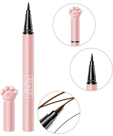  Sloane Pink liquid eyeliner pencil in the shape of a cat's paw quick-drying liquid liner 24-hour waterproof black eyeliner - Buy Online on GoSupps.com