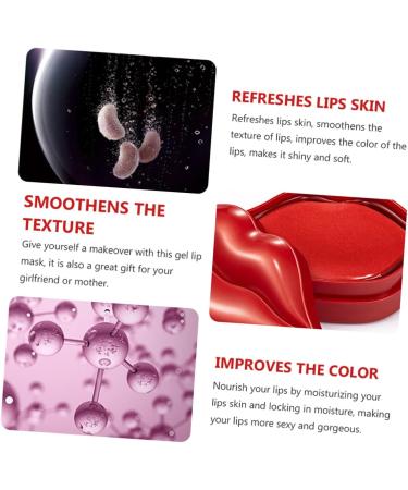 Masques Hydratants pour L vres 20 Pi ces en Gel Anti-rides Patches Soin des L vres Masque de Nuit Apaisant et Nourrissant pour Soin Quotidien - Buy Online on GoSupps.com