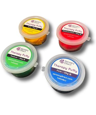 Sensory Direct Therapy Putty - Soft Yellow Slime for Autism & Special Needs | Hand & Finger Exercise for Strengthening & Motor Skills | Non Toxic - Buy Online on GoSupps.com