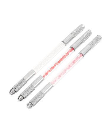 Outanaya 3pcs Fruit Embroidery Pen Makeup Tool Eyebrow Microblading Kit Microblading Needle Pen Copper