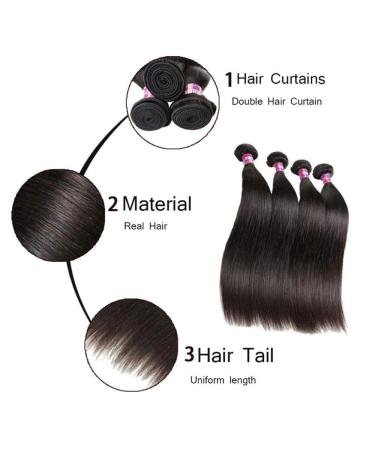Buy Black Long Straight Ladies Wig - Heat Resistant Real Hair Hairpiece for Party & Wedding - Buy Online on GoSupps.com