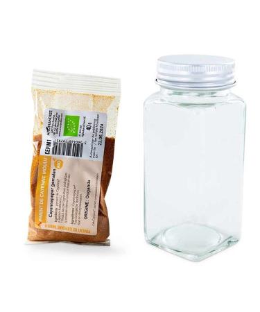 Powder Spice Bottle + Ground Cayenne Pepper 40g