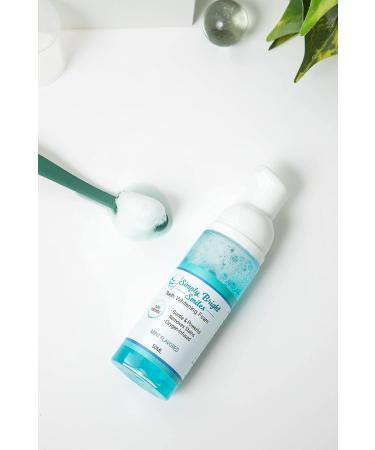 Simply Bright Teeth Whitening Foam - Clean, Whiten & Refresh On-The-Go | For Retainers, Mouth Guards, Aligners & Braces - Buy Online on GoSupps.com
