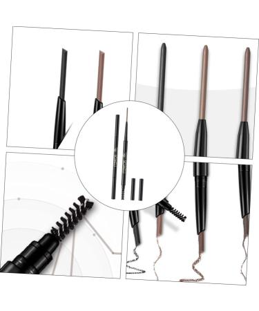 Healvian 6pcs 2 1 Eyebrow Makeup Tools Black Eyebrow Pencil Eye Brow Pencils Blond Pencil Longlasting Double - Buy Online on GoSupps.com