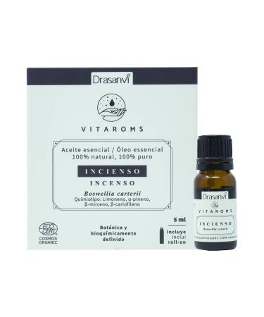 Vitaroms essential oil certified organic ecocert - 100 % natural and pure - botany and biochemically defined - vegan - gluten - 5 ml incense