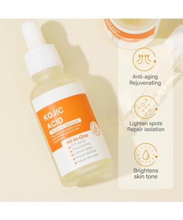  Uzionoie Turmeric Serum For Dark Spot Removal Curcuma Serum Cogic Acid Dark Spots Oil Corrector For Face And Body Natural Nourishing Turmeric Oil Moisturizing Cleanses - Buy Online on GoSupps.com