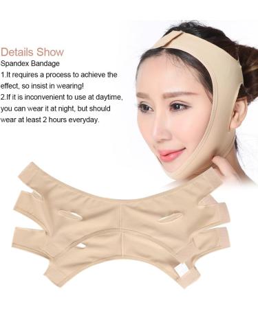 Facial Lifting Slimming Belt - XL V Shape Face Cheek Lift Mask for Double Chin Reduction - Buy Online on GoSupps.com