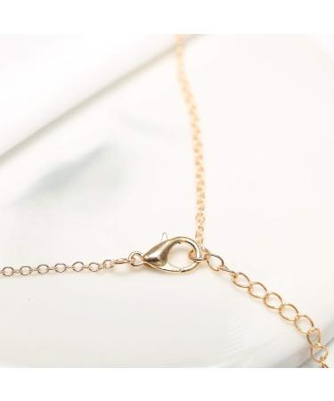 Boho Moon Phase Necklace - Adjustable Star & Moon Pendant Jewelry for Women & Girls | Celestial Festival Gold Necklace - Buy Online on GoSupps.com