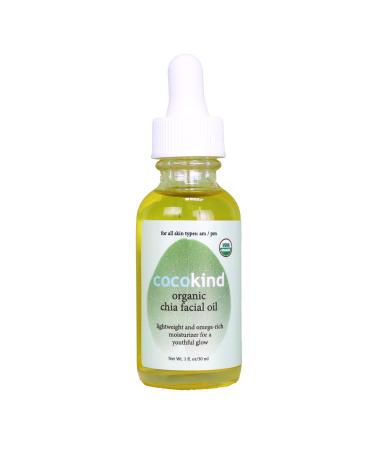 Cocokind Organic Chia Facial Oil, chamomile, 1 Fl Oz (5290)