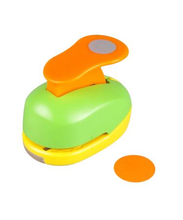 Circle Punch 1/2 inch Craft Lever Punch Circle Shape Lever Punch Handmade Paper Punch Candy Color by Random 1/2 inch(12mm)Circle Punch EVA-Circle-1/2