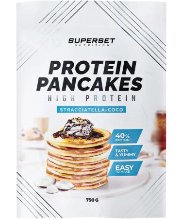 Superset Nutrition Pancakes Proteines Stracciatella coconut 2 x 750 g Pancakes Proteines Natural 1x750g - Buy Online on GoSupps.com