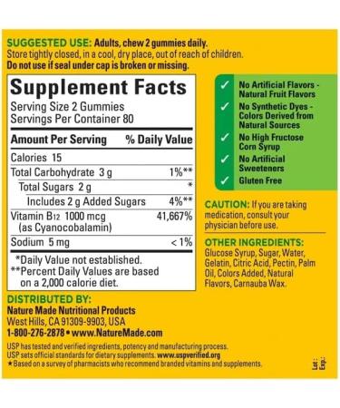 jogi Energy B12 1000mcg Gummies - Daily Dietary Supplement for Adults - 160 Count - Buy Online on GoSupps.com